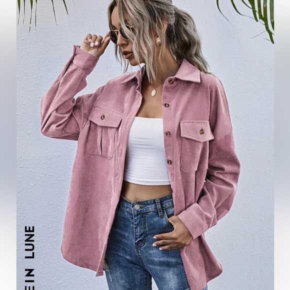 Tops - Pink shacket